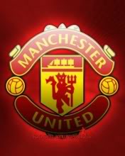 Manchester United escudo en rojo