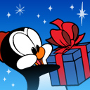 Pinguinito ofreciendo Regalo