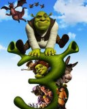 Shrek y su novia Fiona