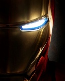 La mitad del rostro de Iron Man