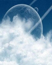 Planeta entre las nubes ficción