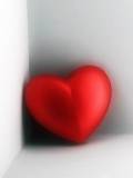 Corazón de color rojo