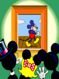 Mickey Mouse caminando