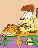 Garfield y Odie