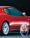 Maserati Rojo de perfil