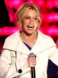 Britney Spears micrófono en Mano