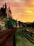 Ciudad medieval con su castillo