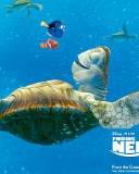 Tortuga salvando a Nemo