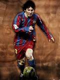 Messi practica con el Balón