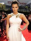 Kim Kardashian en la alfombra roja