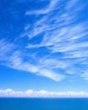 Cielo y mar Azules