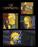 Toda la familia Simpson hablando por teléfono