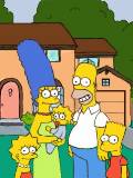 Familia Simpson en el Jardín