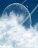 Planeta entre las nubes ficción