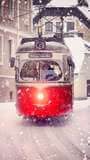 Tranvía en la Nieve