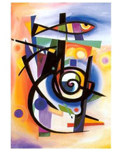 Pintura de cuadro abstracto