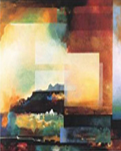 Cuadro abstracto de colores