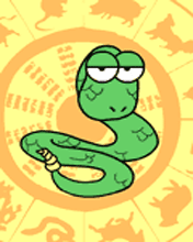 Horóscopo serpiente animado
