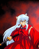 Inuyasha con Capa Roja