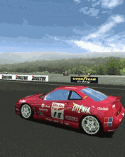 En la pista