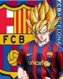 Goku vestido de Barcelona