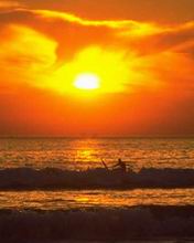 Surf al atardecer