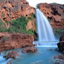 Paisaje de una Cascada