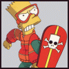 Bart con tabla de Surf