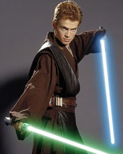 Anakin Skywalker con dos sables