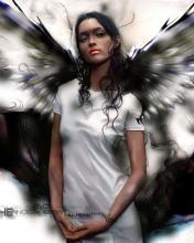 Muchacha con alas