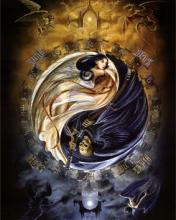 Yin yang abstracto
