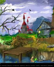 Paisaje con un castillo