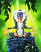 Rafiki meditando