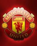 Manchester United escudo en rojo