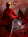 Naruto de espalda