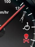 Velocímetro con Calavera