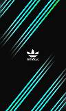 Logo Adidas con fondo negro