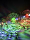 Mini Fondo de Esferas de Cristal