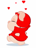 Gifs Cerdita Enamorada
