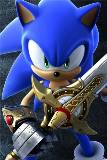 Sonic con una espada
