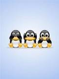 fondo de tres pinguinitos