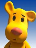 Cute Sorprendido Imagen 3D