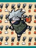 Kakashi Practicando Artes Marciales