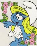 Smurfette y las Flores