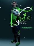 Messi con atuendo Verde