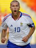 Zinedine Zidane con Camiseta # 10
