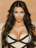 Kim Kardashian con el Pelo Suelto