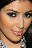 Rostro de Kim Kardashian