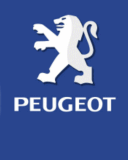 Logo Peugeot con lucecita Brillante