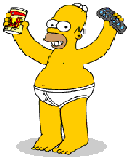 Homernaked en Bóxer